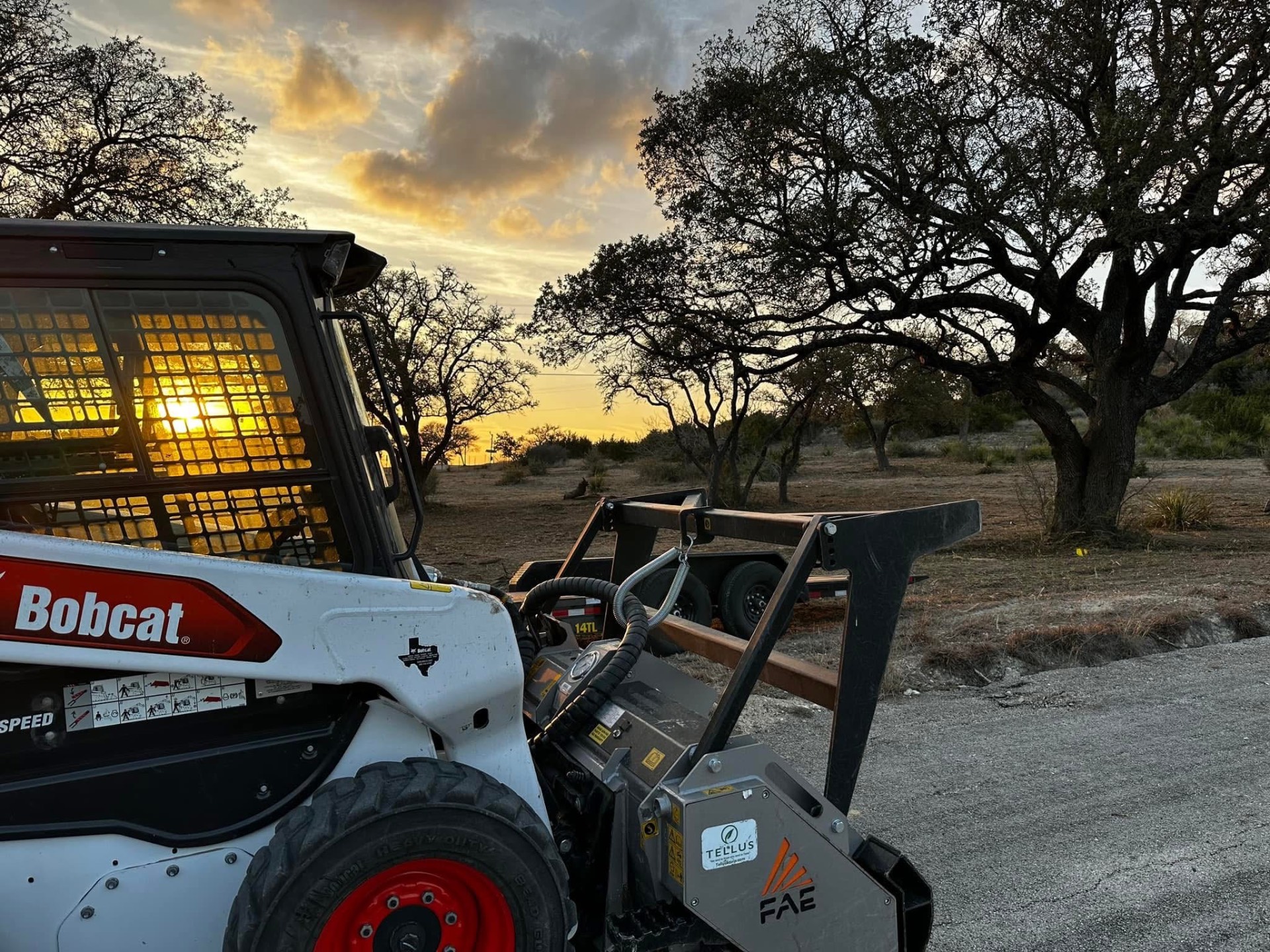 Finished oak understory cleanup on a Kerrville TX property